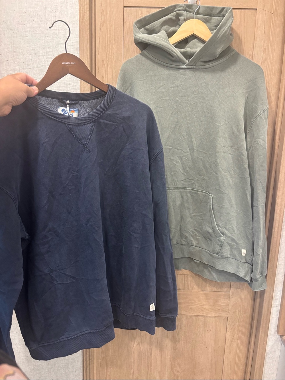 Marine Layer Cloud 9 Sweatshirt Hoodie Size L Lot of 2 Loungewear Comfy Gorpcore